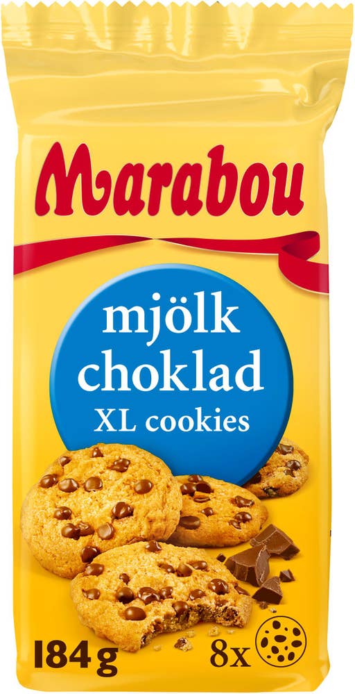Marabou Cookies Mjölkchoklad 8-p Marabou