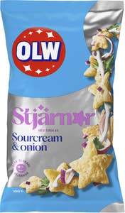 OLW Stjärnor Sourcream & Onion