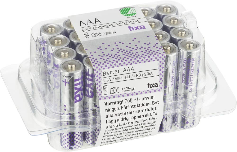 Fixa Batterier AAA