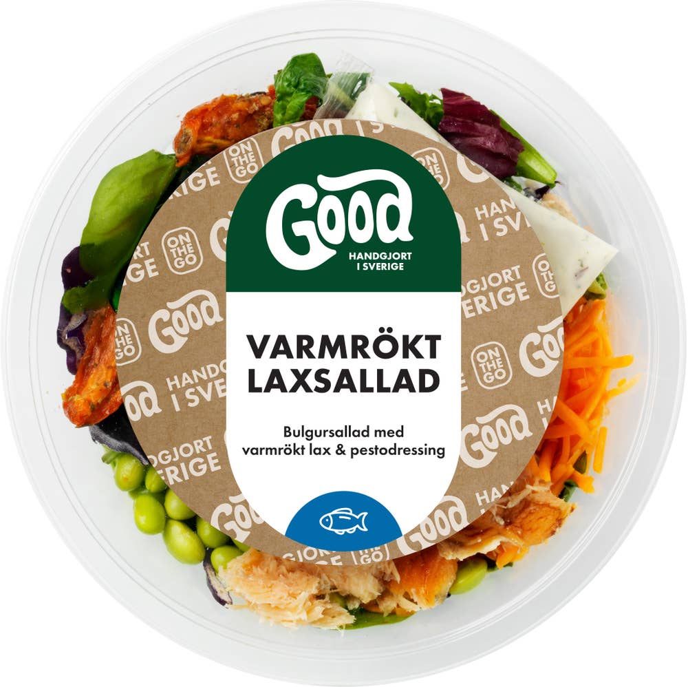 Good Sallad Varmrökt Lax