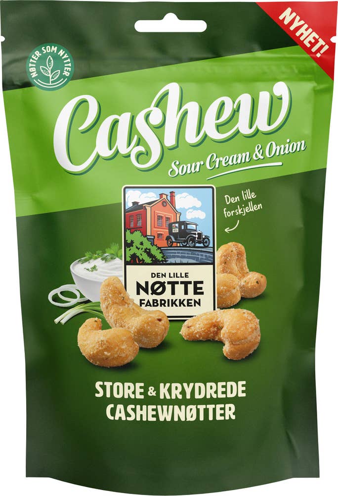 Den Lille Nøttefabrikken Cashew Sourcream & Onion