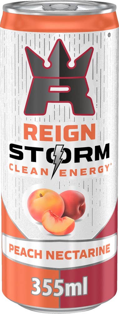 Reign Storm Energidryck Peach & Nectarin