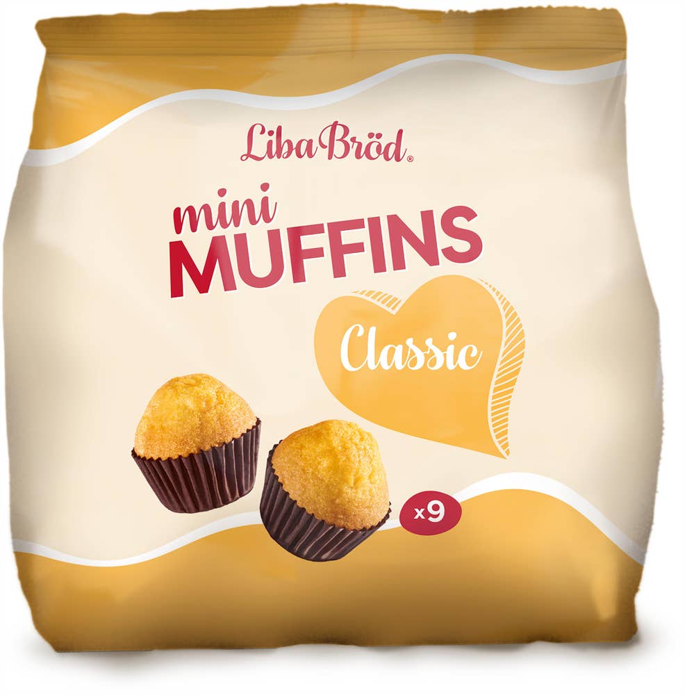 Liba Bröd Mini Muffins Classic 9-p