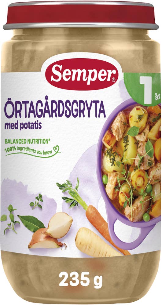 Semper Örtagårdsgryta med potatis 12M