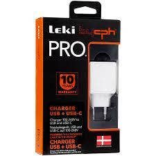 Leki Denmark Laddare Usb & Usb-C 20W