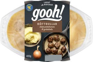 Gooh Köttbullar med Potatismos