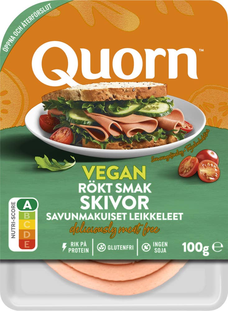 Quorn Veganskivor med Rökt Smak