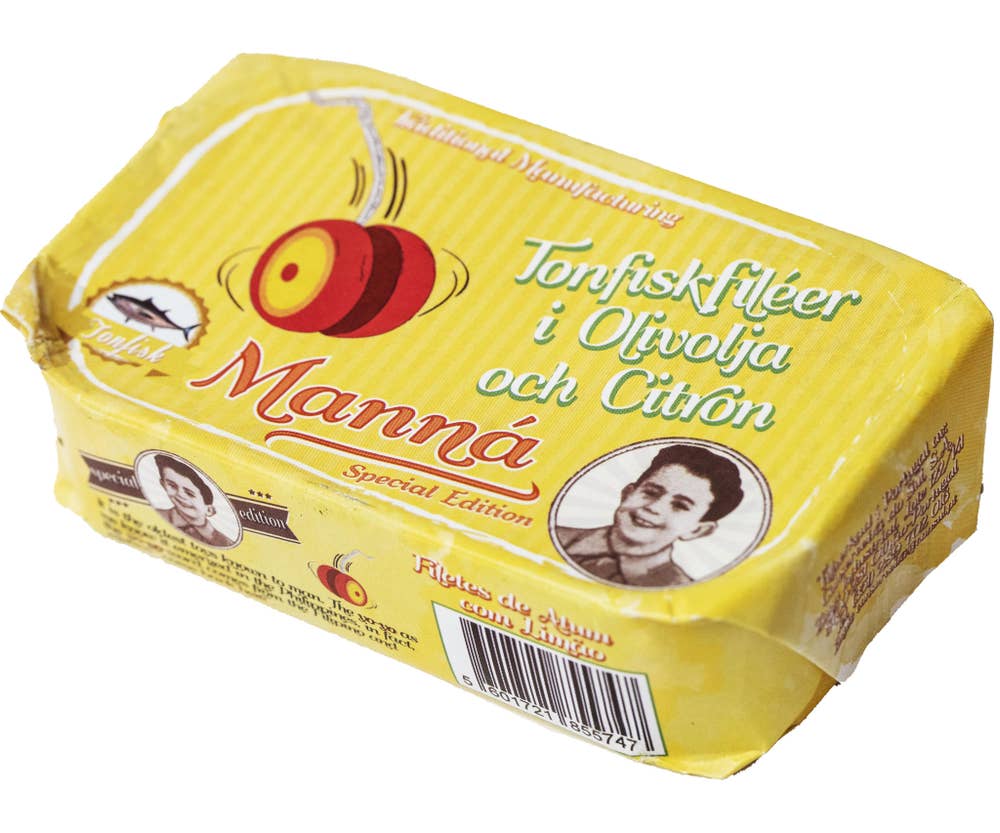 Manná Tonfiskfilé i Olivolja med Citron