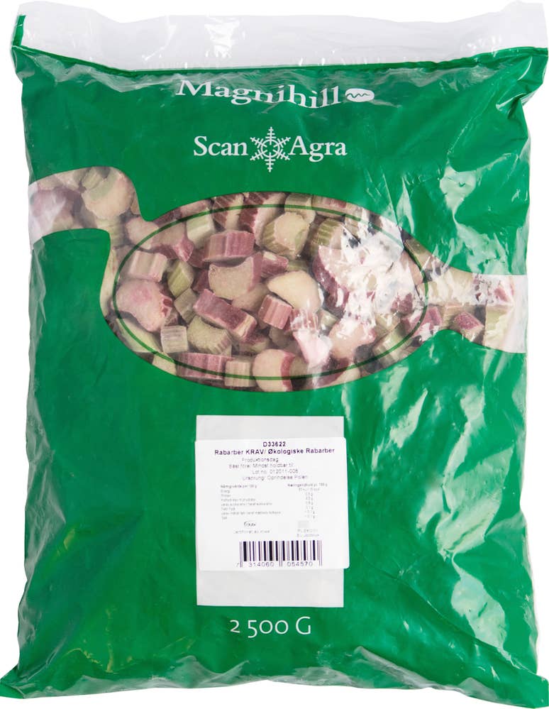 Magnihill Rabarber Fryst EKO/KRAV