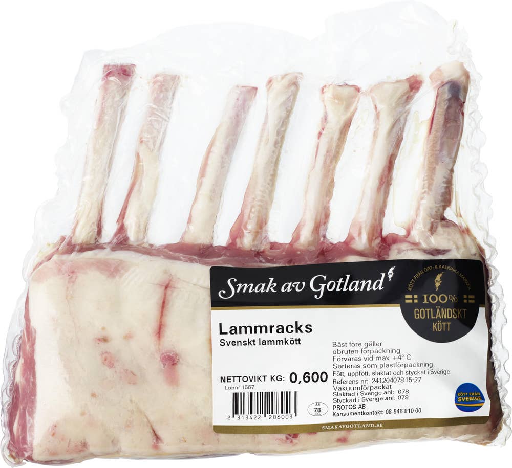 Smak av Gotland Lammracks