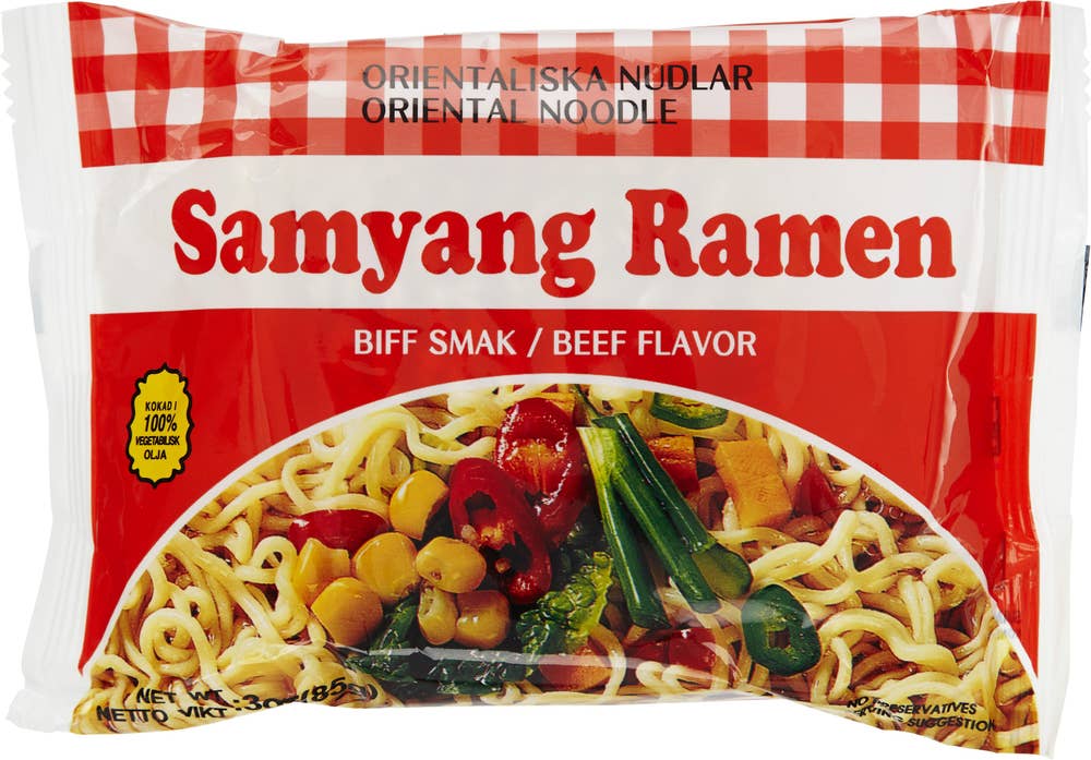 Samyang Ramen Snabbnudlar Biffsmak
