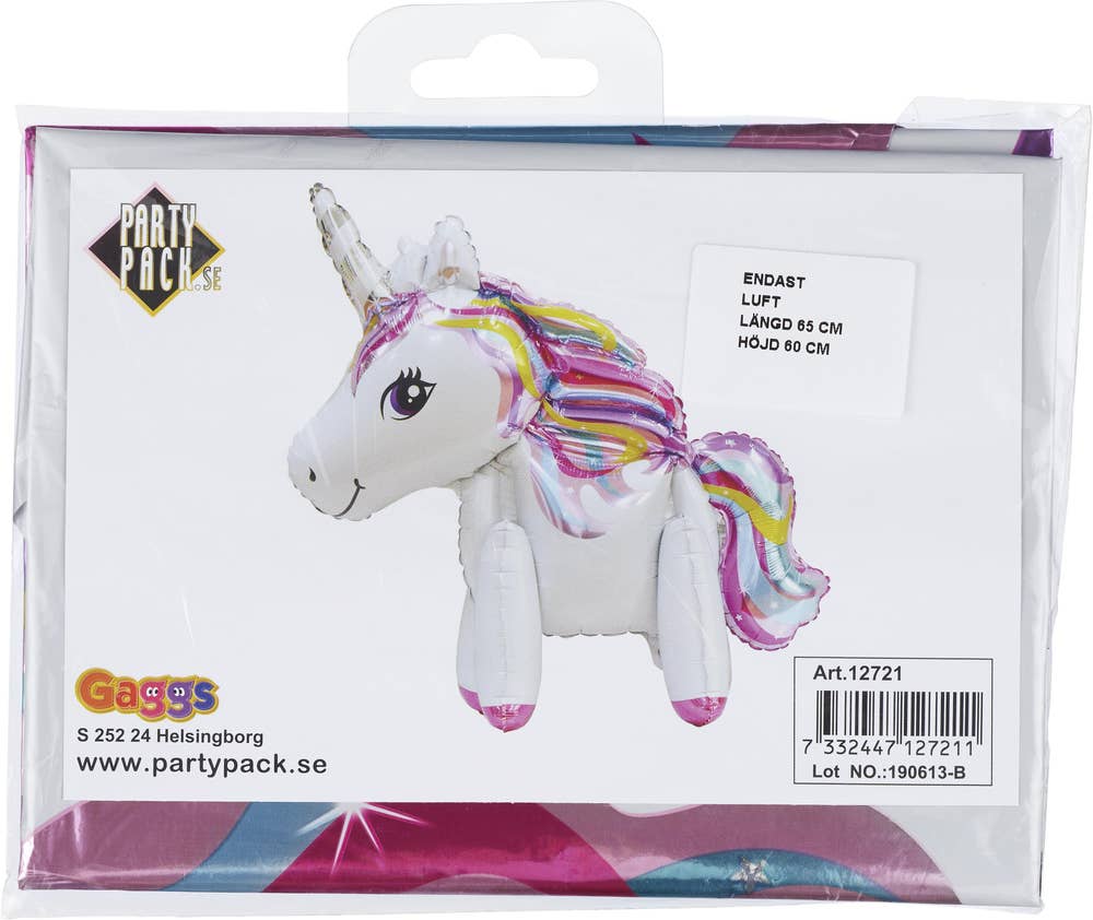 Partypack Folieballong Unicorn
