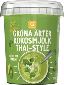 Garant Soppa Gröna Ärter & Kokosmjölk Thai-Style