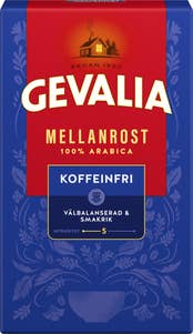 Gevalia Koffeinfritt Kaffe Mellanrost