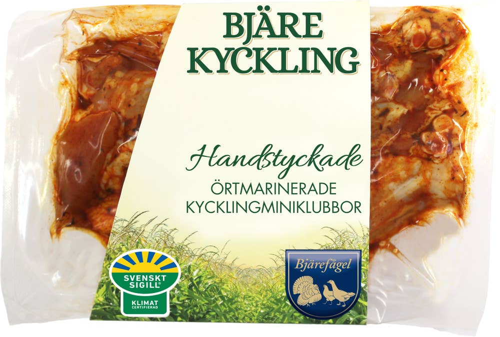 Bjärefågel Bjärekyckling Miniklubbor Örtmarinerade