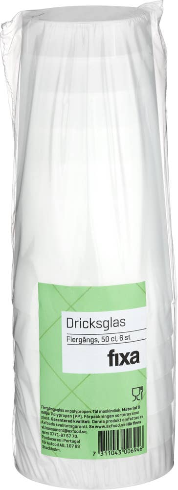 Fixa Dricksglas 50cl