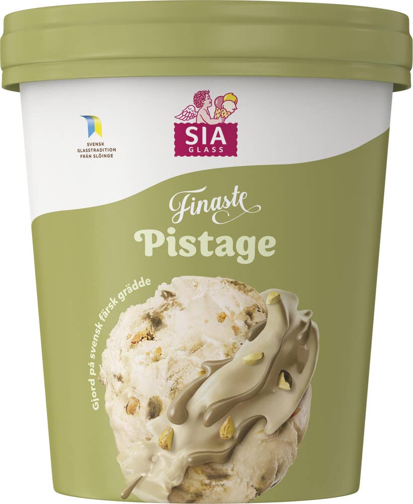 SIA Glass Finaste Pistage Gräddglass