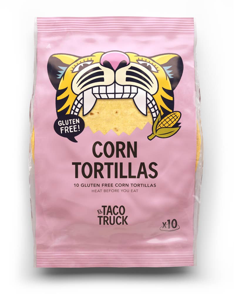 El Taco Truck Corn Tortillas Glutenfri 10-p