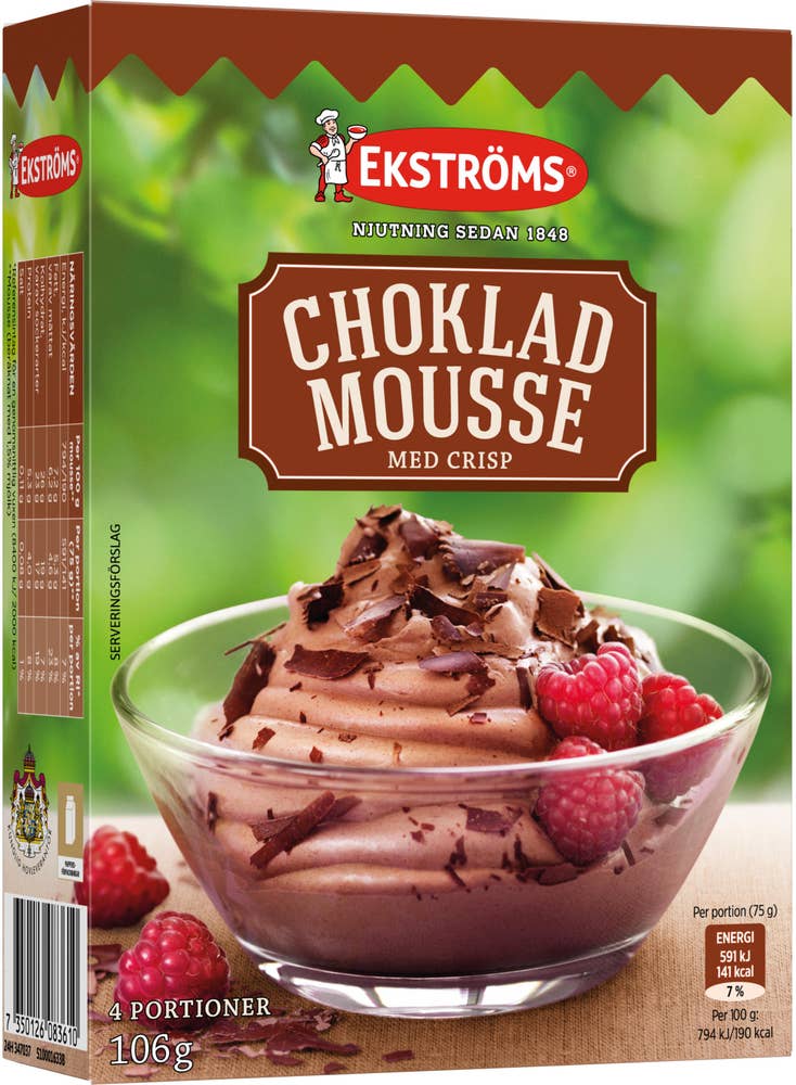 Ekströms Chokladmousse