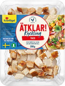 Kronfågel Ätklar Kyckling Taco Tärnad