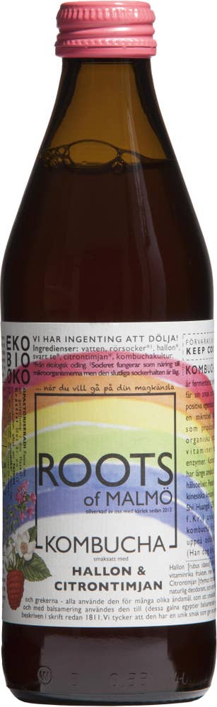 Roots Kombucha Hallon & Citrontimjan EKO