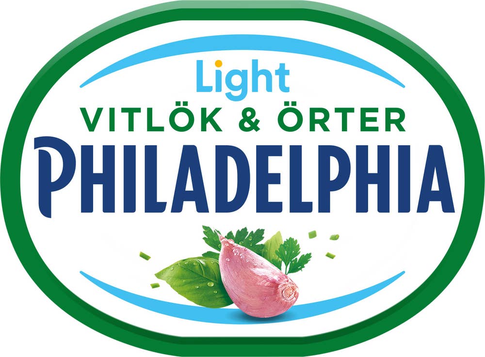 Philadelphia Färskost Vitlök & Örter Light