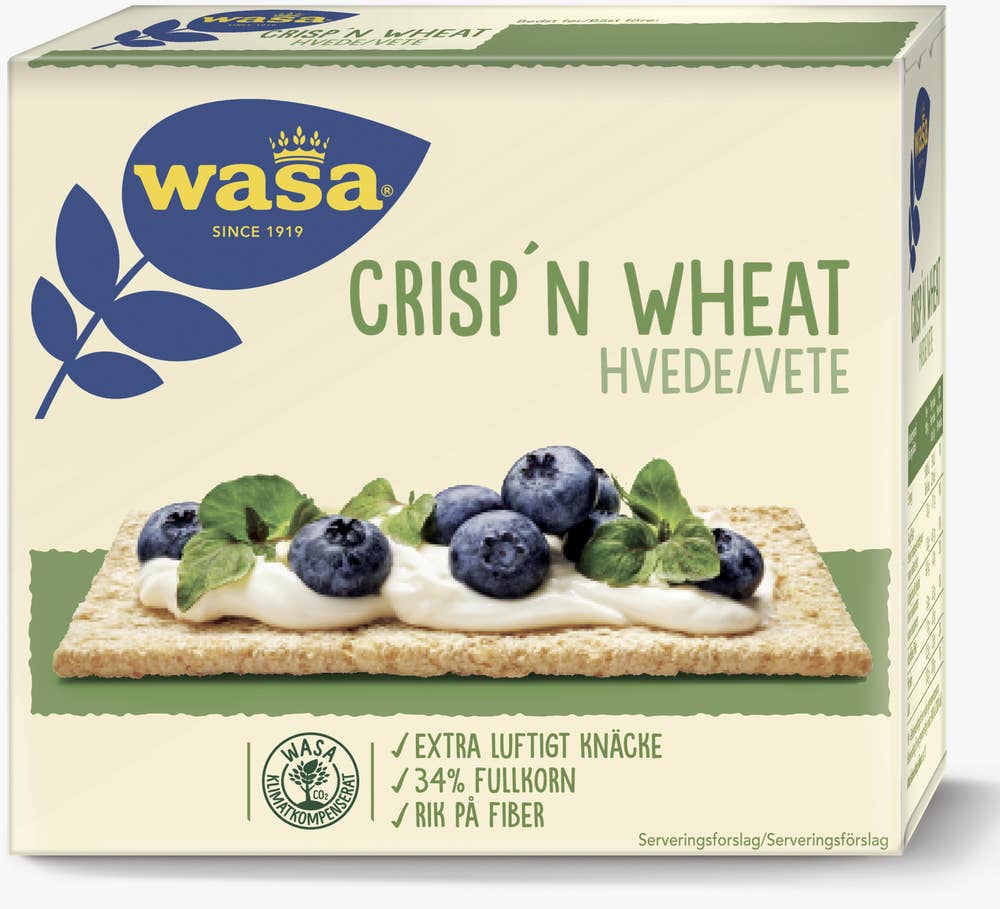 Wasa Knäckebröd Crisp'n Wheat