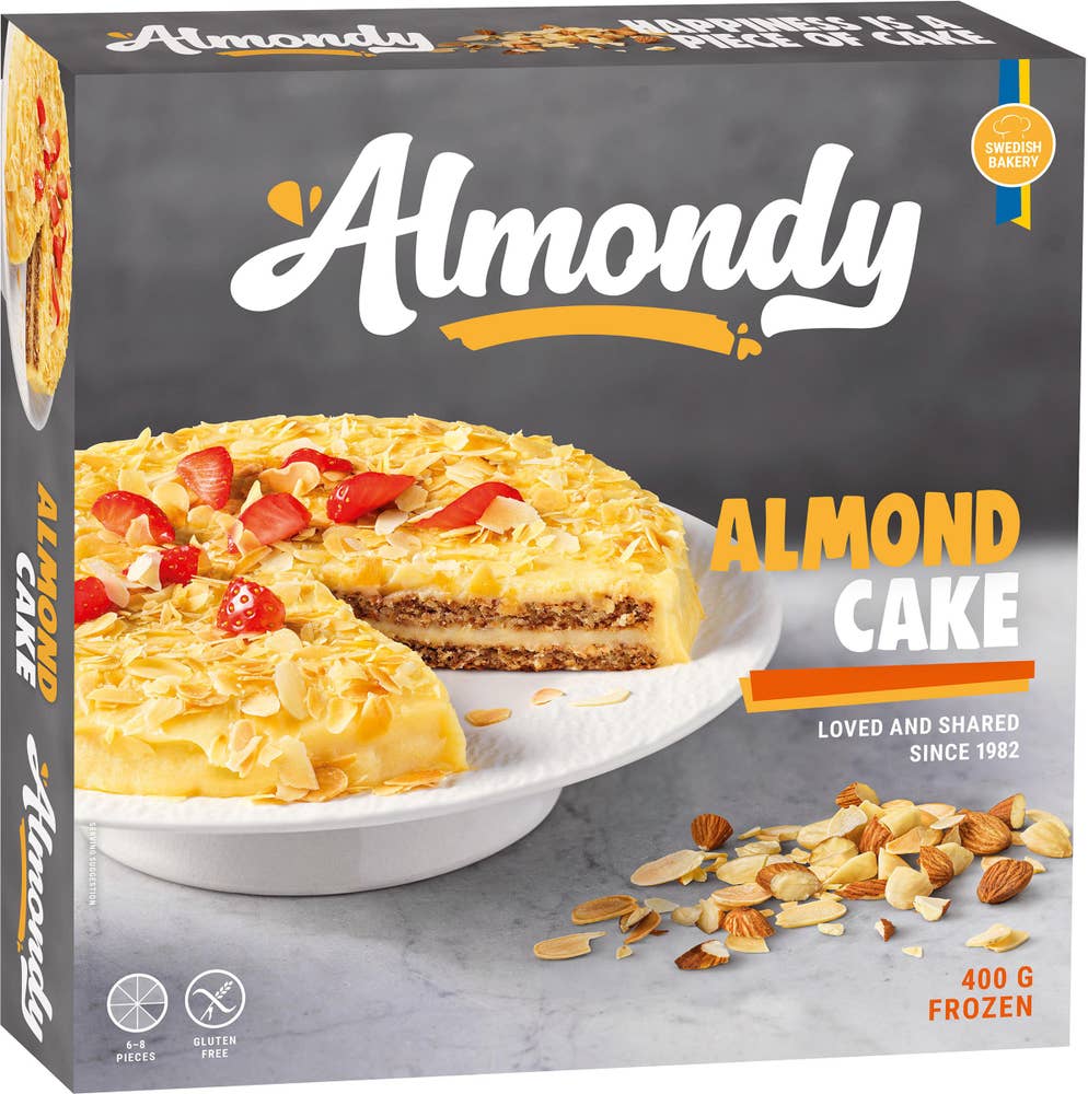 Almondy Mandeltårta Glutenfri Fryst