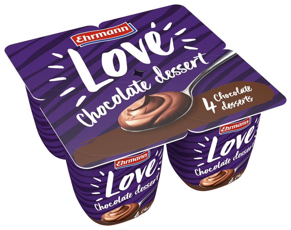 Ehrmann Love Dessert Pudding Choklad 4x100g