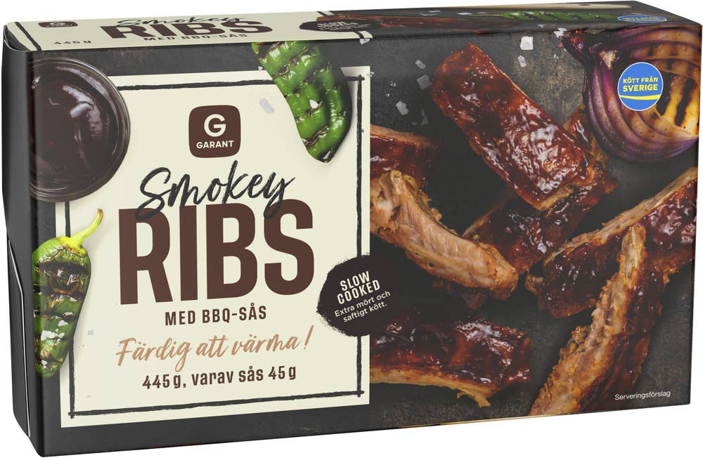 Garant Rökta Ribs av Kamben