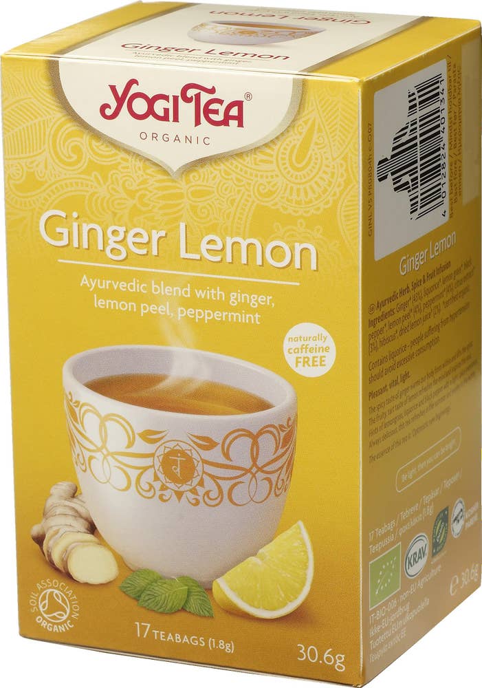 Yogi Tea Te Ginger Lemon EKO/KRAV