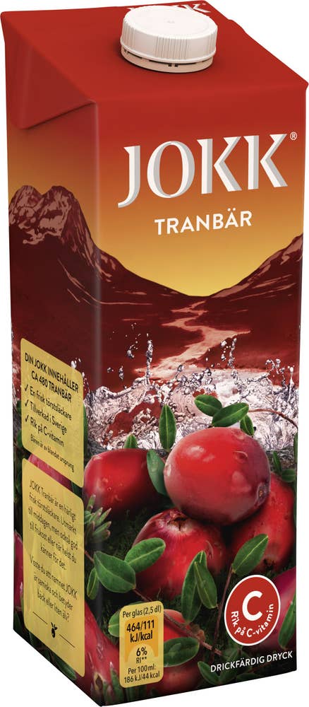 Jokk Dryck Tranbär