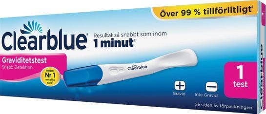 Clearblue Graviditetstest Rapid Detection