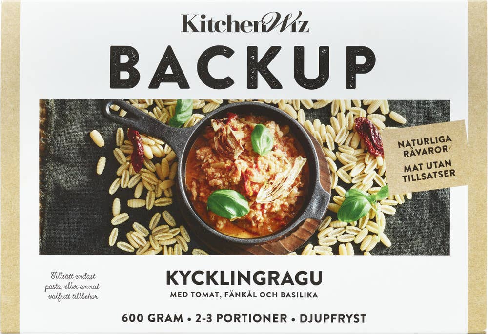 Backup Kycklingragu 2-3 Port Fryst