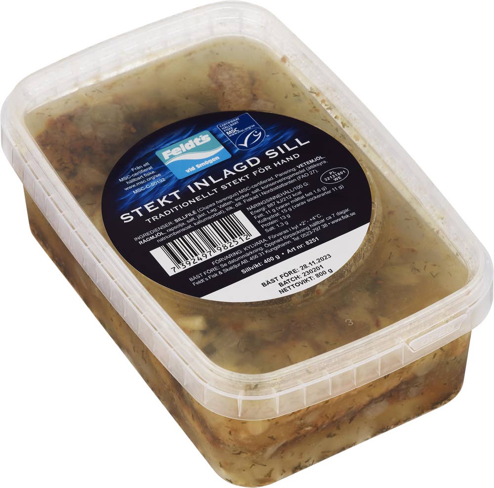 Feldts Inlagd Sill Stekt MSC 400g