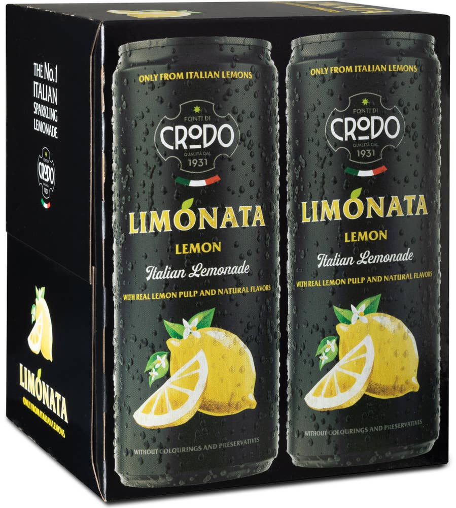 Fonti di Crodo Citronlemonad 4x33cl Fonti di Crodo