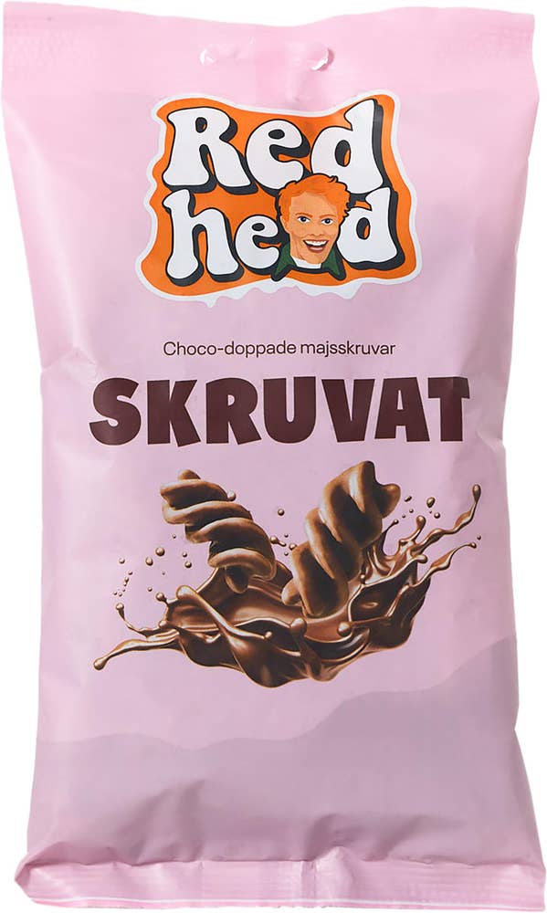 Redhead Skruvat Chokladdoppade Majsskruvar