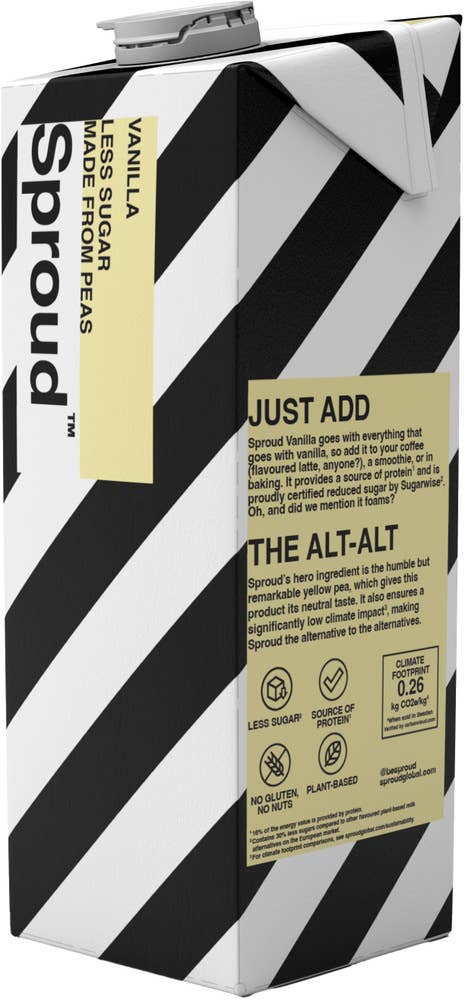 Sproud Ärtdryck Vanilj vegansk