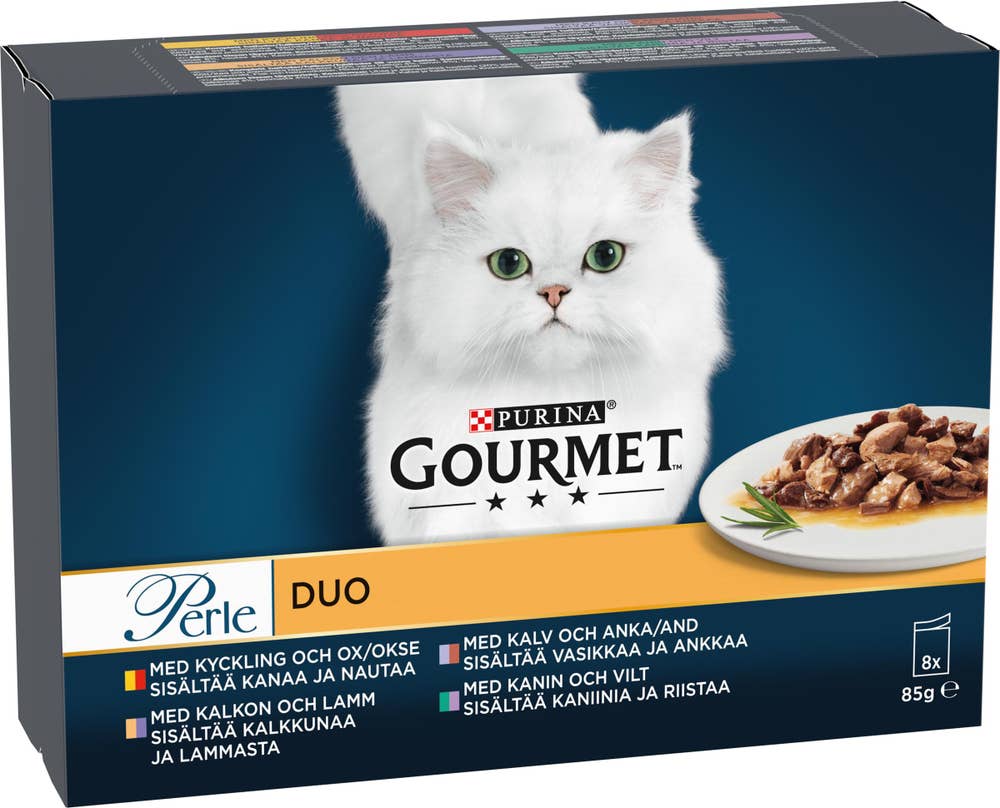 Gourmet Perle Kattmat Delicate Meat Duo 8x85g