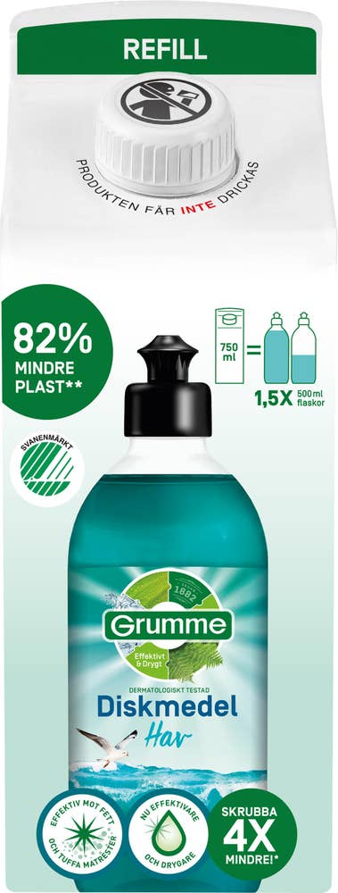 Grumme Diskmedel Hav Refill