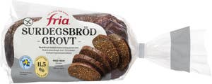 Fria Surdegsbröd Grovt Glutenfri Fryst