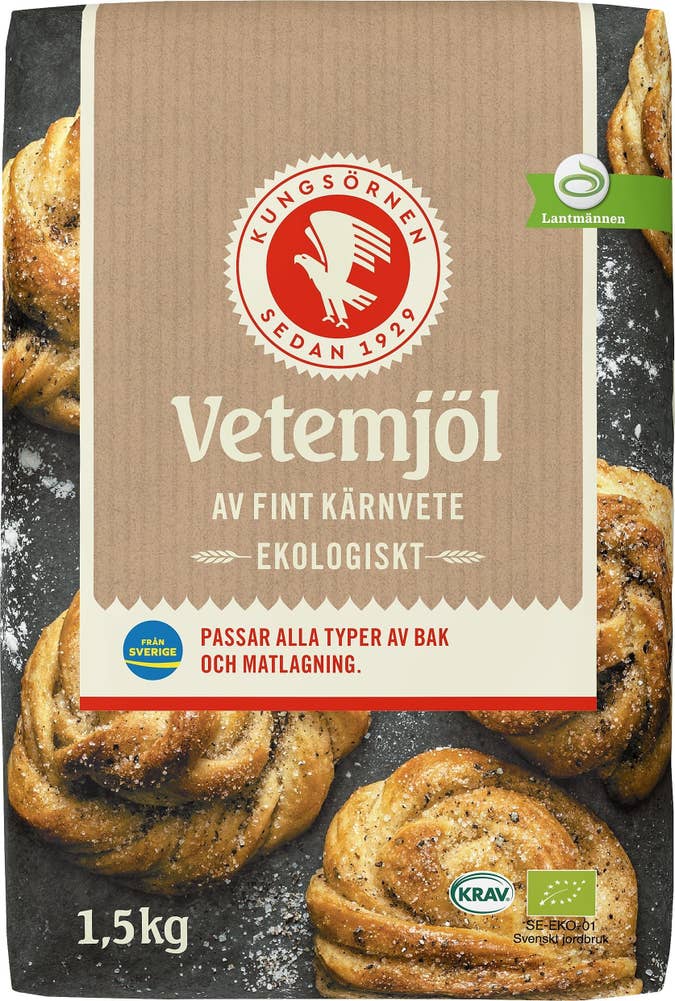 KUNGSÖRNEN Vetemjöl EKO/KRAV