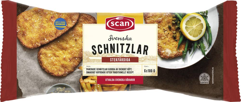Scan Svenska Schnitzlar Fryst