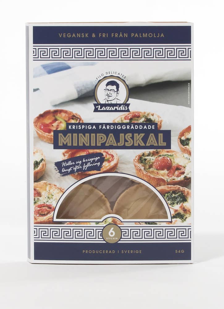 Lazaridis Minipajskal Färdiggräddad 6-p Lazaridis