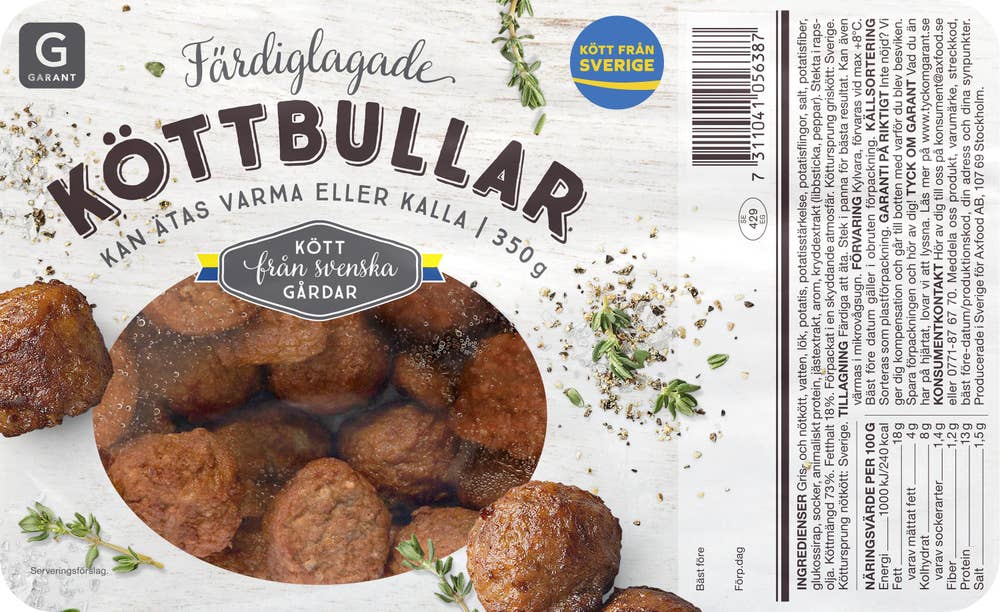 Garant Köttbullar Färdiglagade