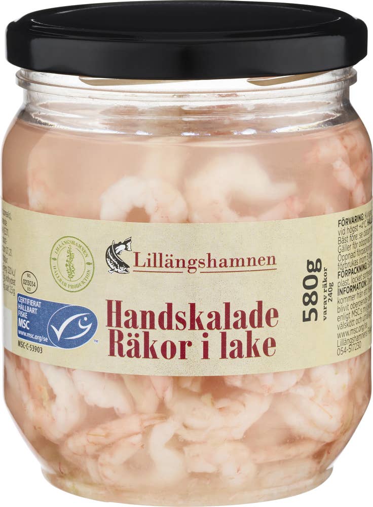 Lillängshamnen Handskalade Räkor i Lake MSC