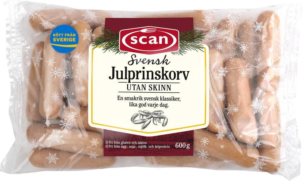 Scan Prinskorv Utan Skinn
