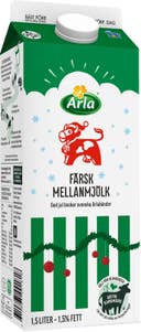 Arla Ko® Färsk Mellanmjölk 1,5%