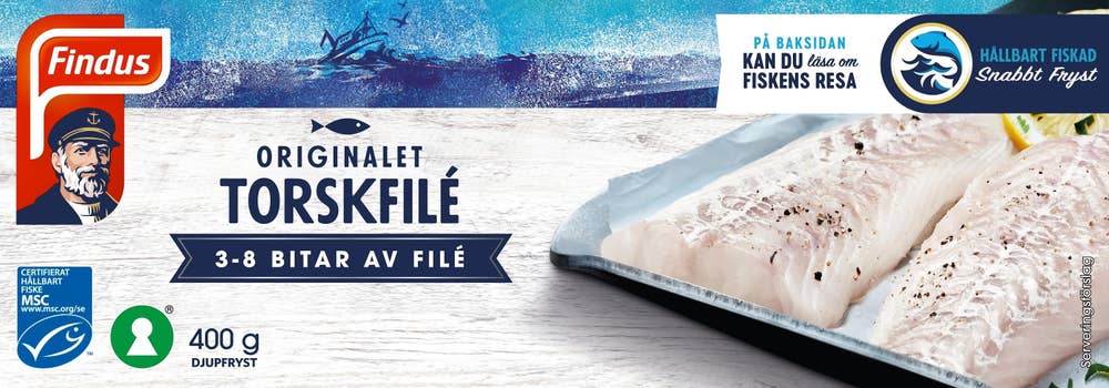 Findus Torskfilé Fryst MSC