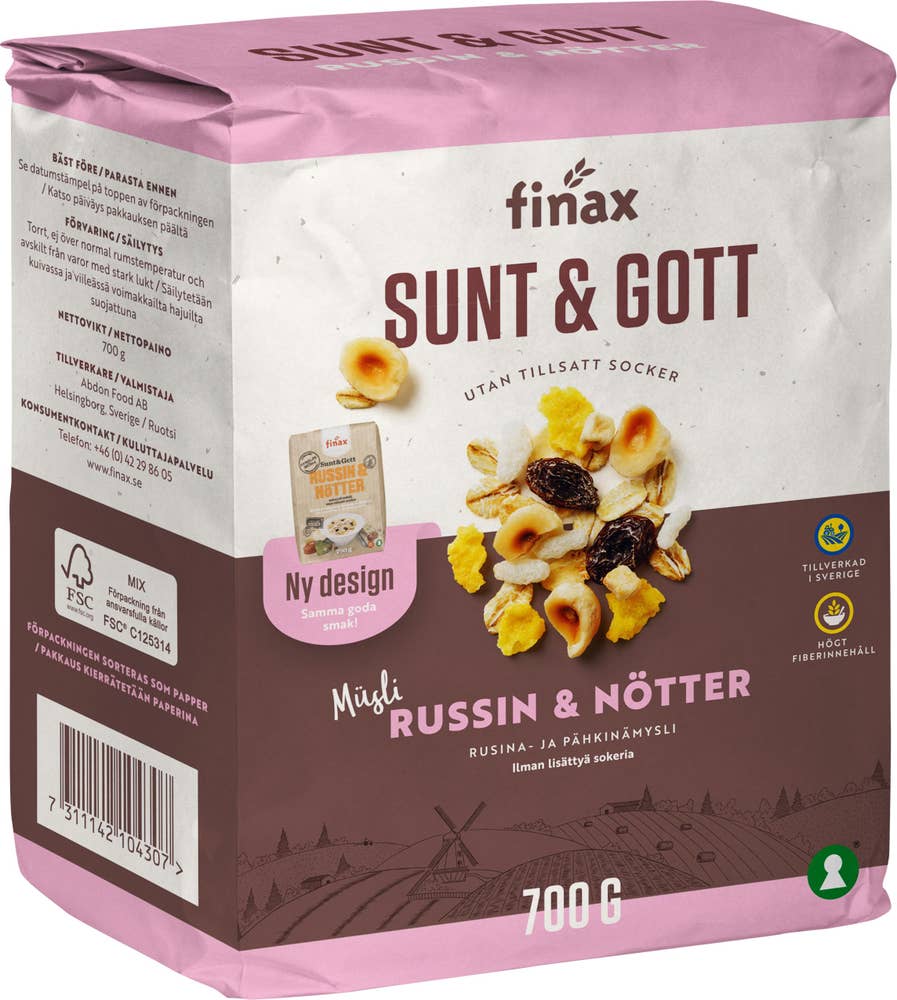 Finax Müsli Russin & Nötter
